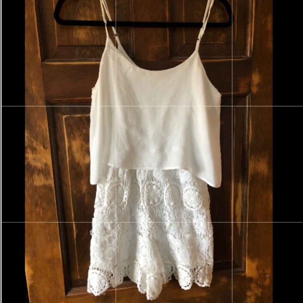 Miami White Crochet Romper - Picture 8 of 8